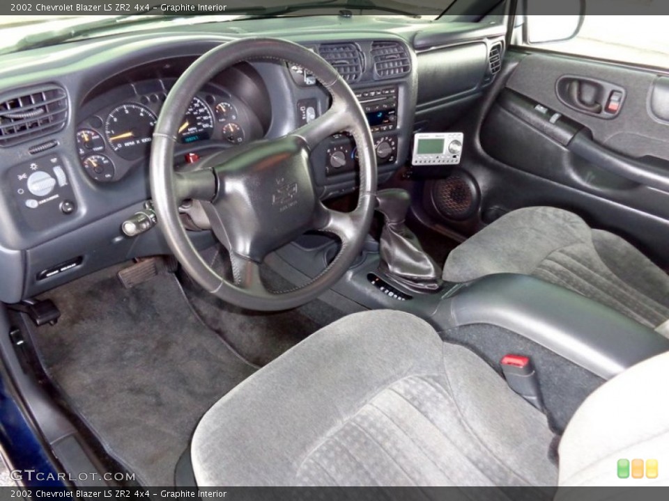 Graphite 2002 Chevrolet Blazer Interiors