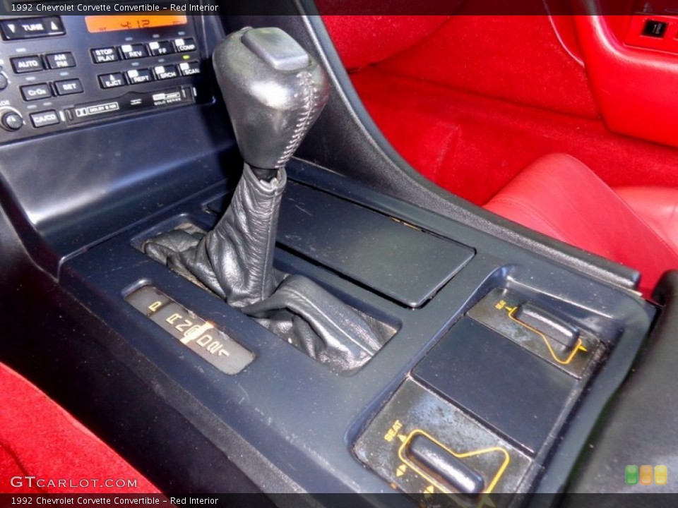 Red Interior Transmission for the 1992 Chevrolet Corvette Convertible #89171533