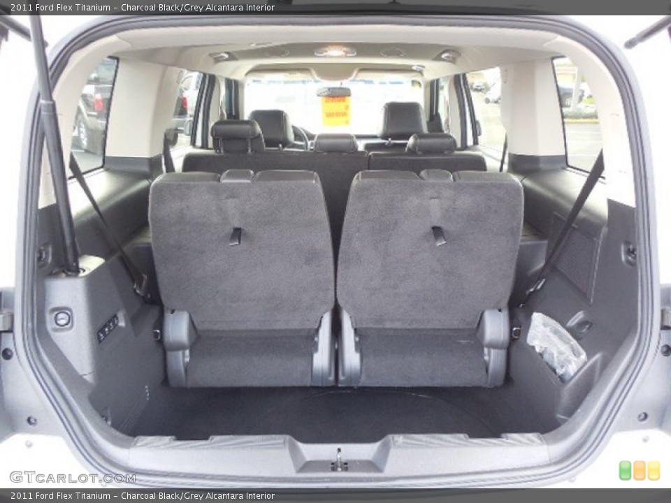 Charcoal Black/Grey Alcantara Interior Trunk for the 2011 Ford Flex Titanium #89176996