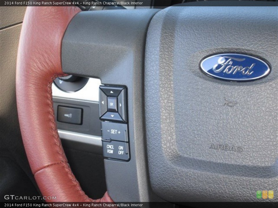 King Ranch Chaparral/Black Interior Controls for the 2014 Ford F150 King Ranch SuperCrew 4x4 #89180926