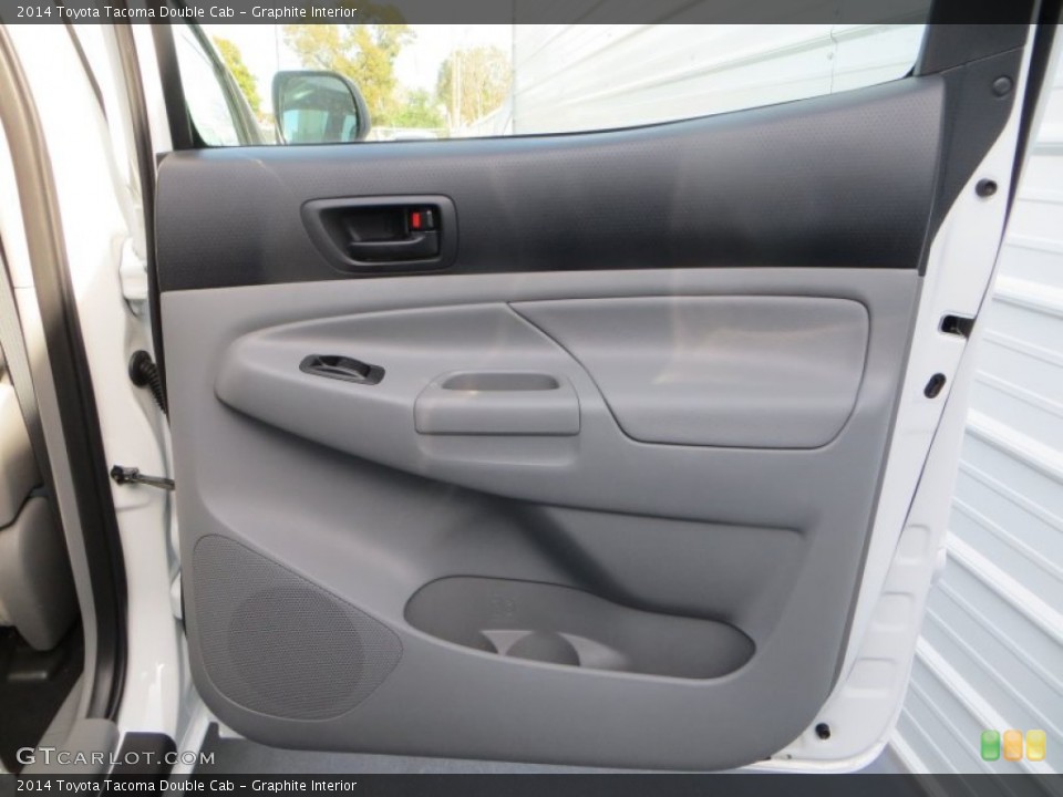 Graphite Interior Door Panel for the 2014 Toyota Tacoma Double Cab #89182375