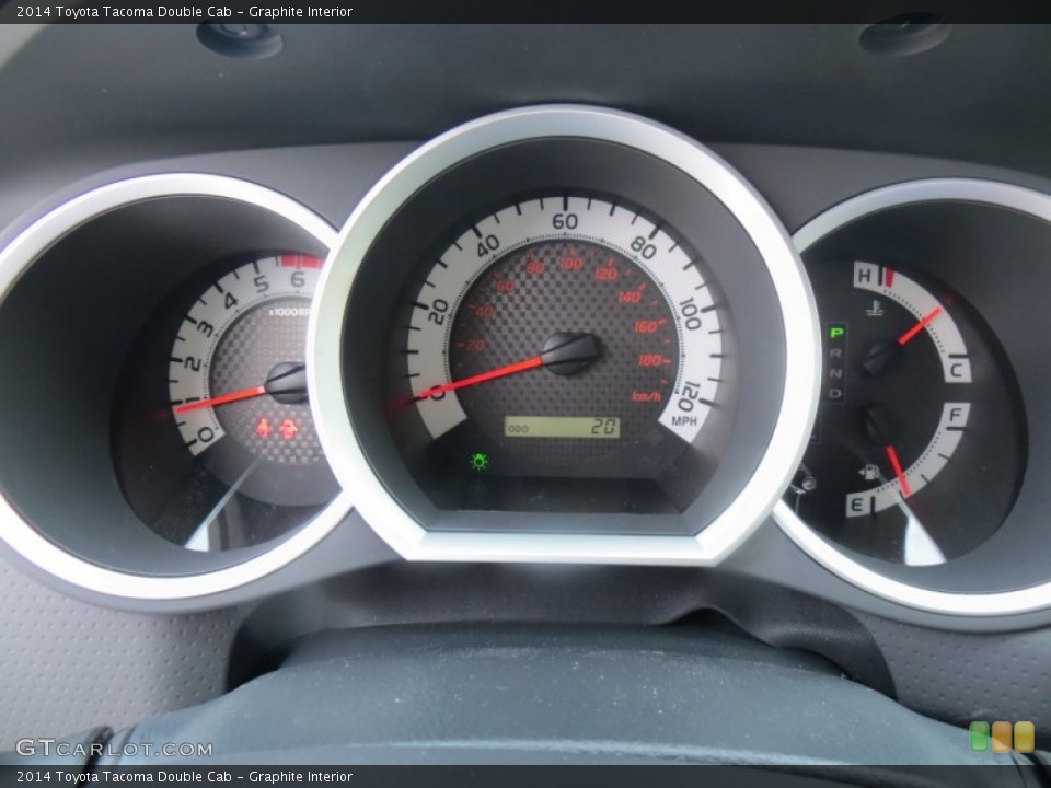 Graphite Interior Gauges for the 2014 Toyota Tacoma Double Cab #89182591