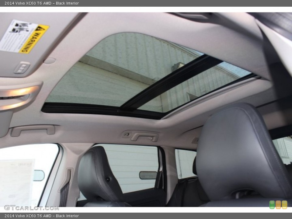 Black Interior Sunroof for the 2014 Volvo XC60 T6 AWD #89183020