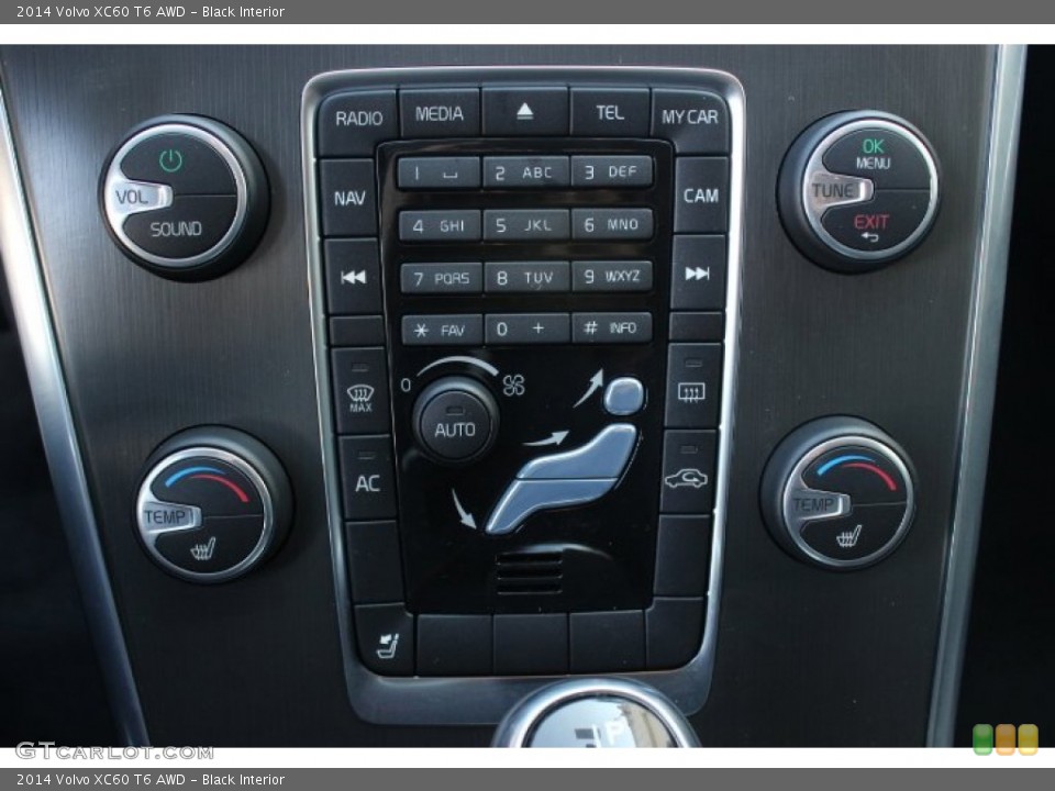 Black Interior Controls for the 2014 Volvo XC60 T6 AWD #89183149