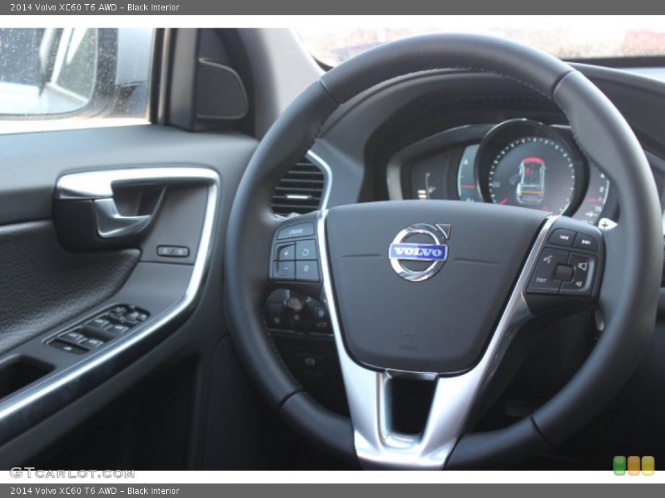 Black Interior Steering Wheel for the 2014 Volvo XC60 T6 AWD #89183314