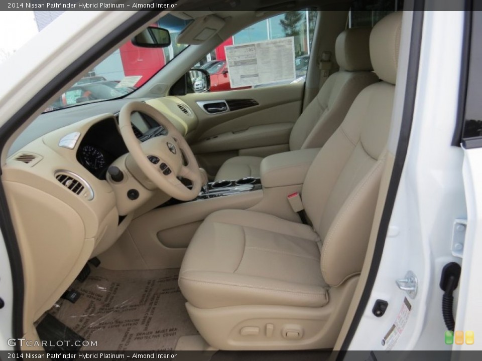 Almond Interior Photo for the 2014 Nissan Pathfinder Hybrid Platinum #89183914