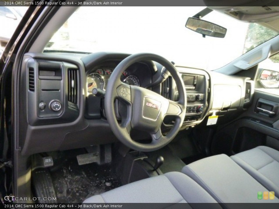 Jet Black/Dark Ash Interior Prime Interior for the 2014 GMC Sierra 1500 Regular Cab 4x4 #89185780