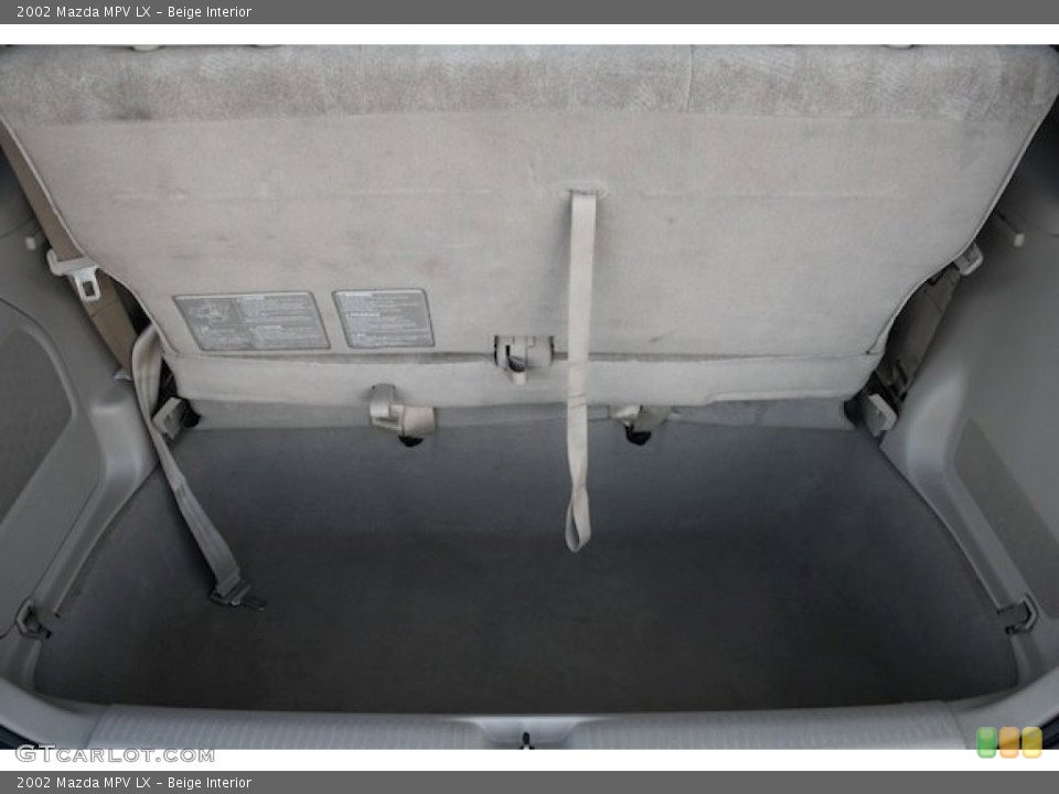 Beige Interior Trunk for the 2002 Mazda MPV LX #89187730