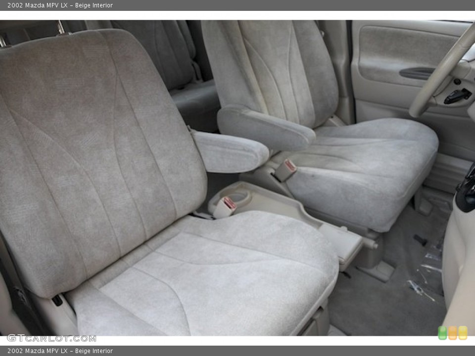 Beige Interior Front Seat for the 2002 Mazda MPV LX #89187865