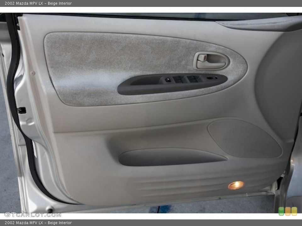 Beige Interior Door Panel for the 2002 Mazda MPV LX #89187898