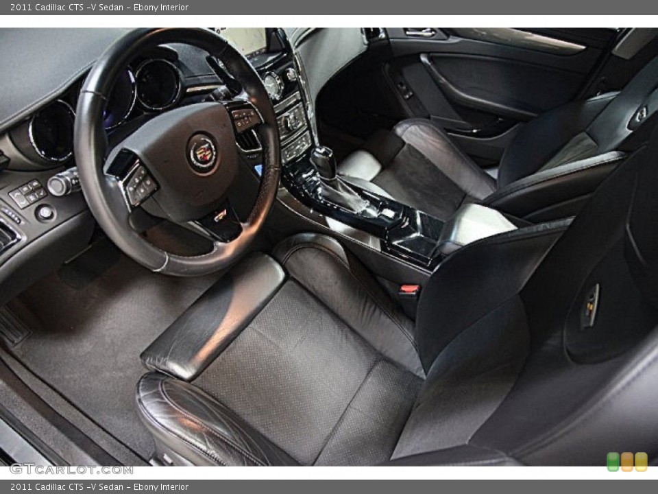 Ebony 2011 Cadillac CTS Interiors