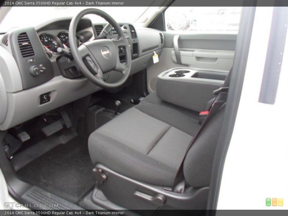 Dark Titanium Interior Prime Interior for the 2014 GMC Sierra 3500HD Regular Cab 4x4 #89189156