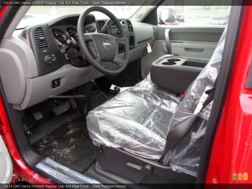Dark Titanium Interior Prime Interior for the 2014 GMC Sierra 3500HD Regular Cab 4x4 Plow Truck #89189479