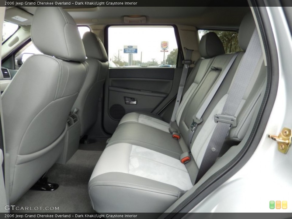 Dark Khaki/Light Graystone Interior Rear Seat for the 2006 Jeep Grand Cherokee Overland #89190253