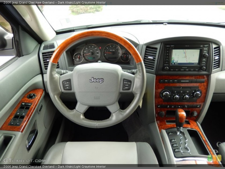 Dark Khaki/Light Graystone Interior Dashboard for the 2006 Jeep Grand Cherokee Overland #89190370