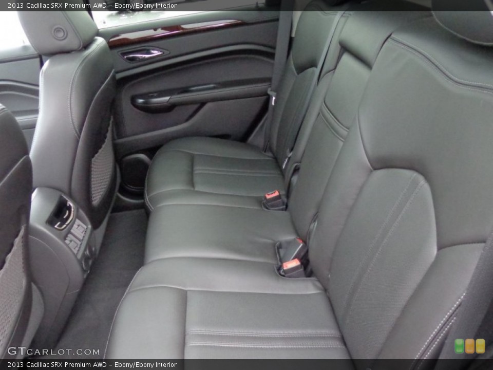 Ebony/Ebony Interior Rear Seat for the 2013 Cadillac SRX Premium AWD #89190706