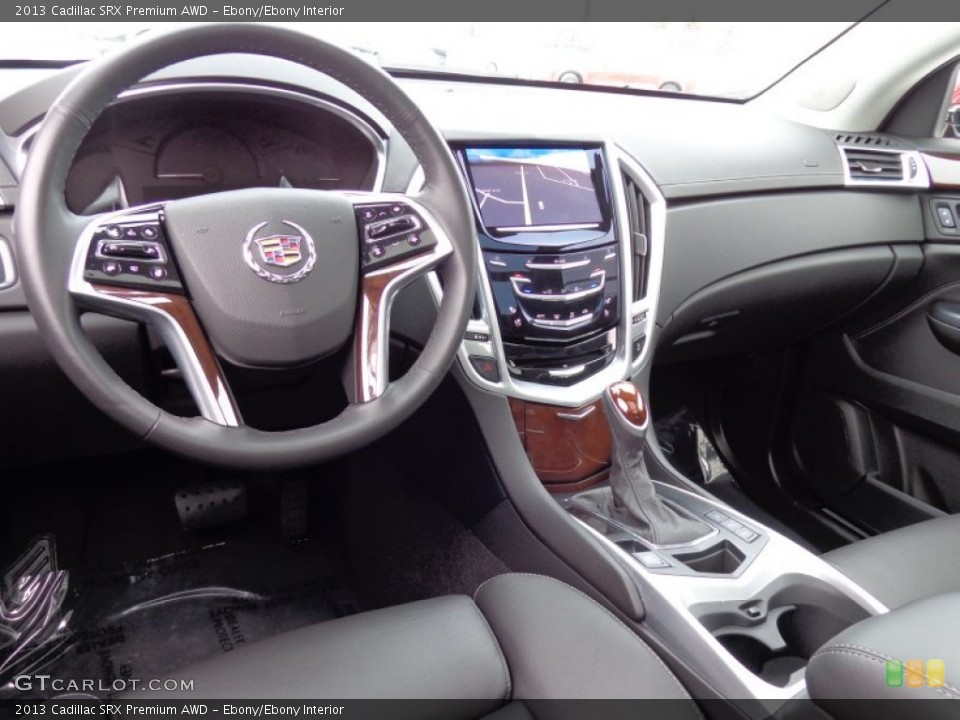 Ebony/Ebony Interior Prime Interior for the 2013 Cadillac SRX Premium AWD #89190739