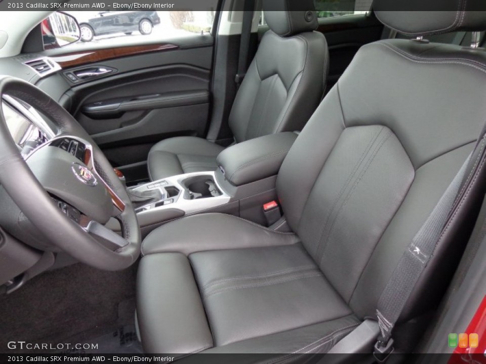 Ebony/Ebony Interior Front Seat for the 2013 Cadillac SRX Premium AWD #89190762