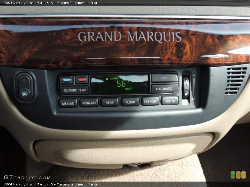 Medium Parchment Interior Controls for the 2004 Mercury Grand Marquis LS #89196877