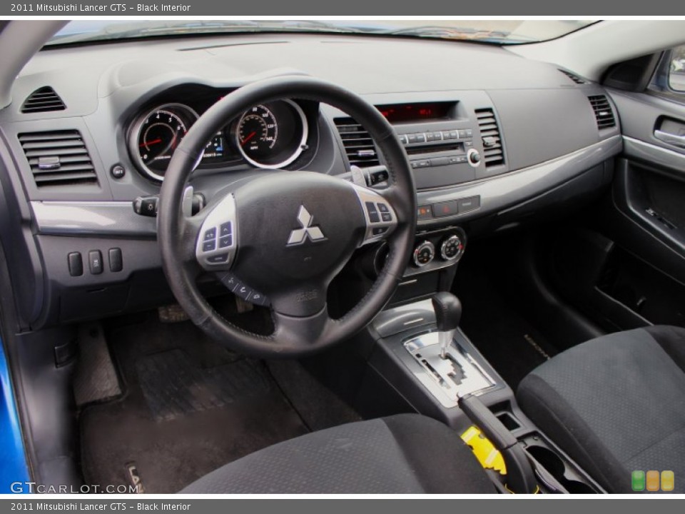 Black Interior Prime Interior for the 2011 Mitsubishi Lancer GTS #89198875