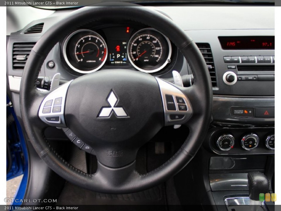 Black Interior Steering Wheel for the 2011 Mitsubishi Lancer GTS #89198878
