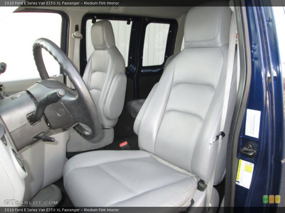 Medium Flint Interior Front Seat for the 2010 Ford E Series Van E350 XL Passenger #89199052