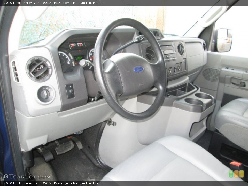 Medium Flint Interior Prime Interior for the 2010 Ford E Series Van E350 XL Passenger #89199058