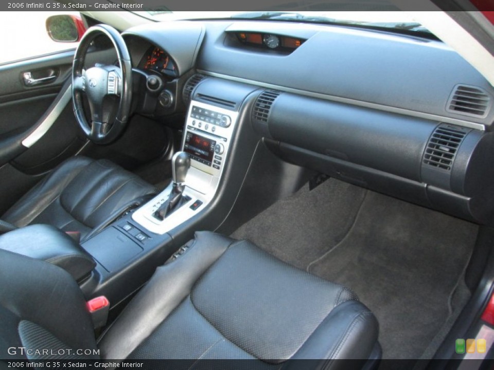 Graphite Interior Dashboard for the 2006 Infiniti G 35 x Sedan #89199238