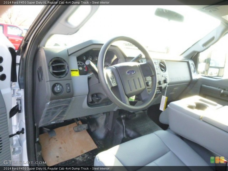 Steel Interior Prime Interior for the 2014 Ford F450 Super Duty XL Regular Cab 4x4 Dump Truck #89200559