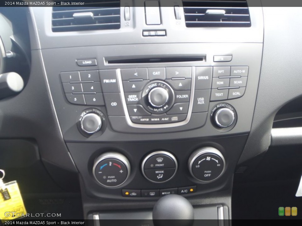 Black Interior Controls for the 2014 Mazda MAZDA5 Sport #89201257