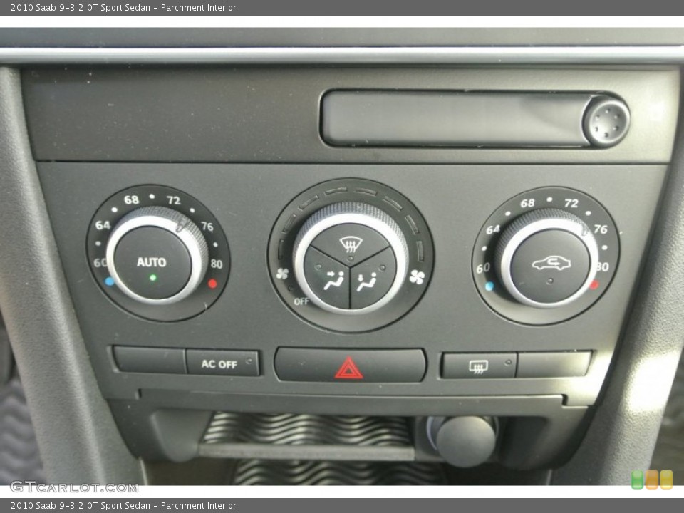 Parchment Interior Controls for the 2010 Saab 9-3 2.0T Sport Sedan #89201917