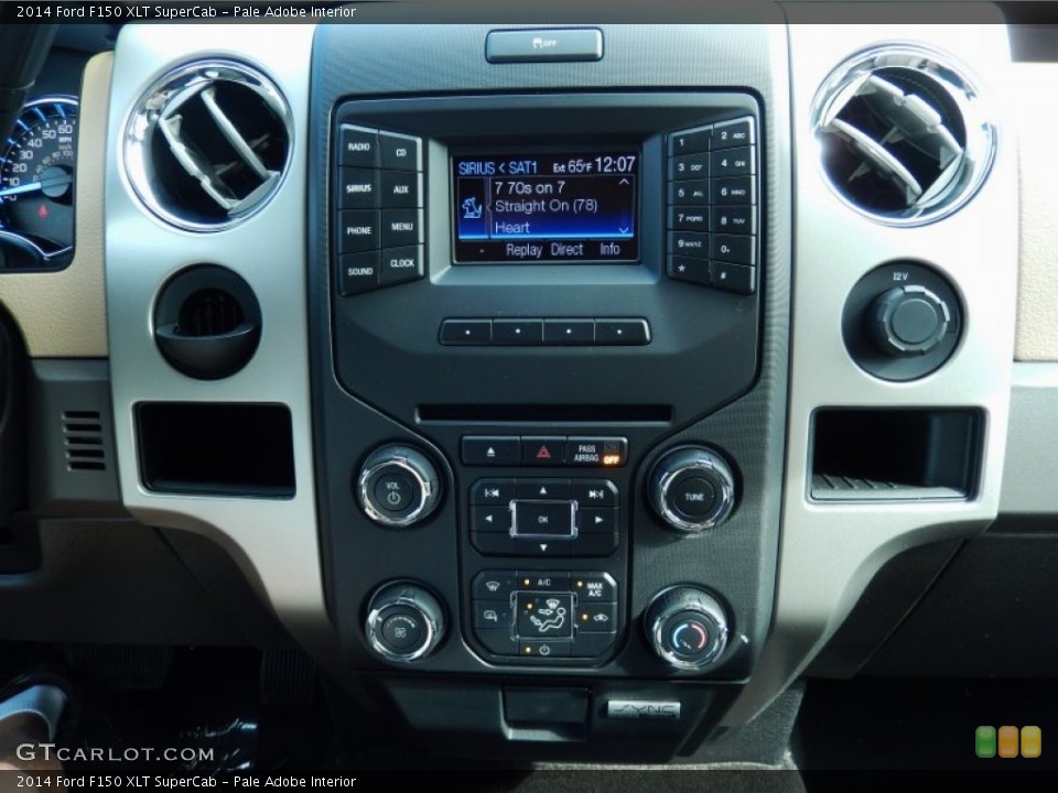 Pale Adobe Interior Controls for the 2014 Ford F150 XLT SuperCab #89202640