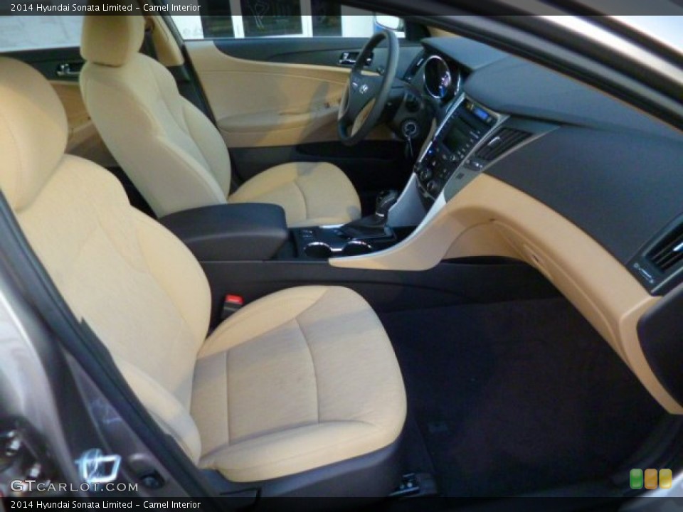 Camel Interior Front Seat for the 2014 Hyundai Sonata Limited #89205634
