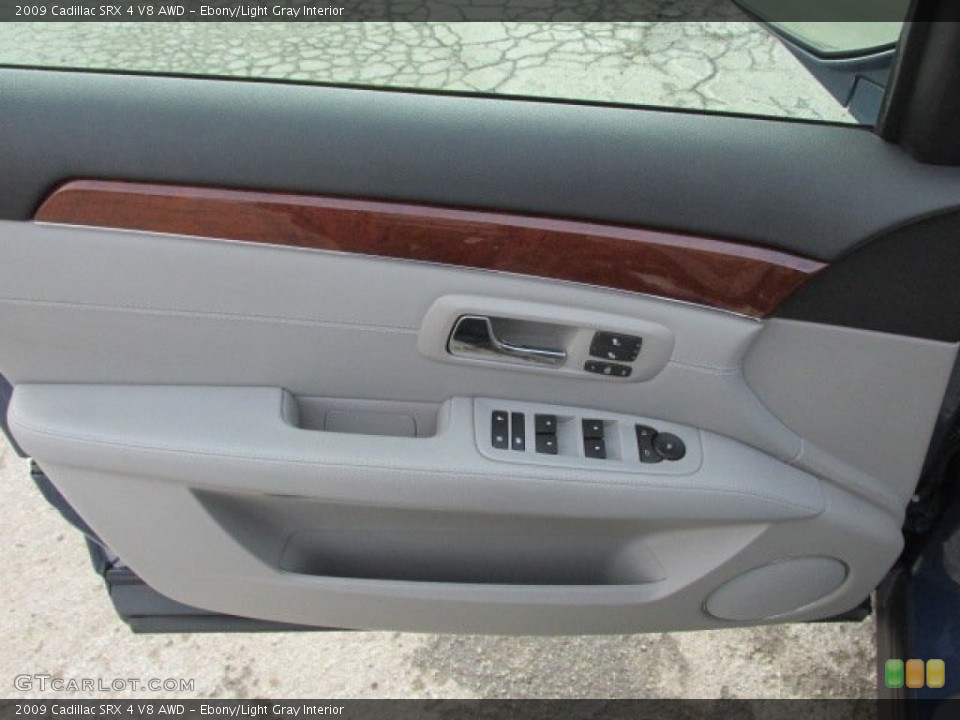 Ebony/Light Gray Interior Door Panel for the 2009 Cadillac SRX 4 V8 AWD #89207740