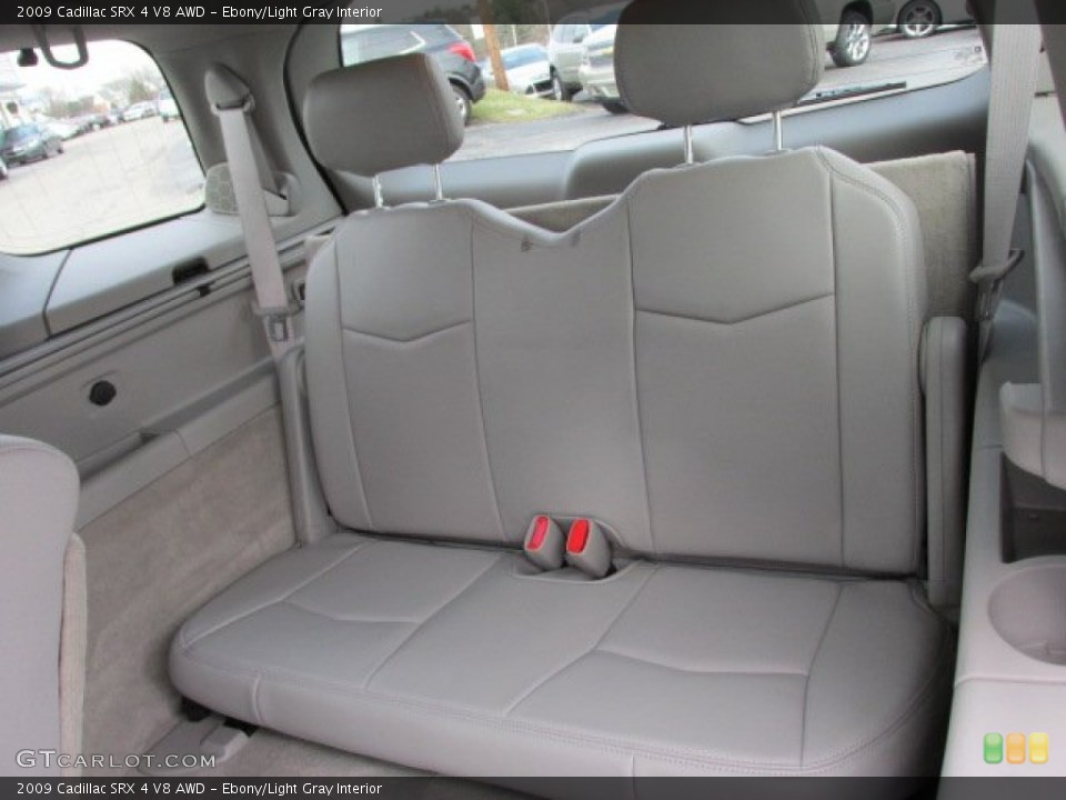 Ebony/Light Gray Interior Rear Seat for the 2009 Cadillac SRX 4 V8 AWD #89208055