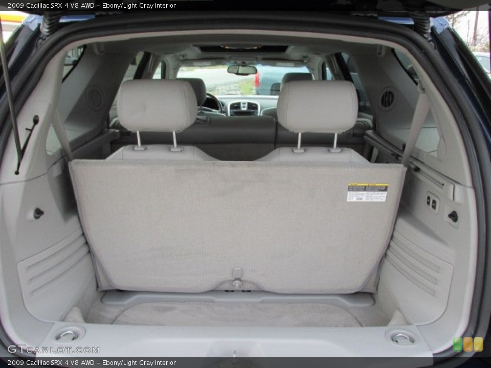 Ebony/Light Gray Interior Trunk for the 2009 Cadillac SRX 4 V8 AWD #89208075