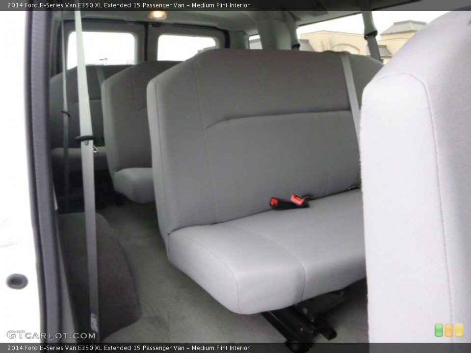 Medium Flint Interior Rear Seat for the 2014 Ford E-Series Van E350 XL Extended 15 Passenger Van #89213203
