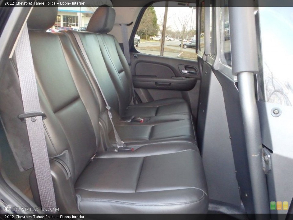 Ebony Interior Rear Seat for the 2012 Chevrolet Tahoe Police #89217809