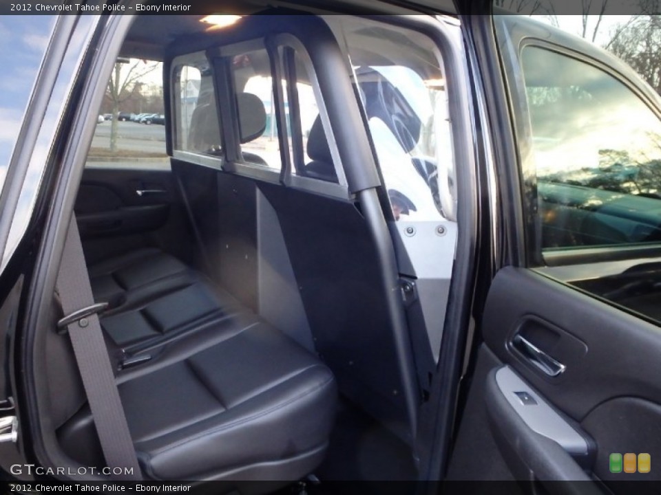 Ebony Interior Rear Seat for the 2012 Chevrolet Tahoe Police #89217829