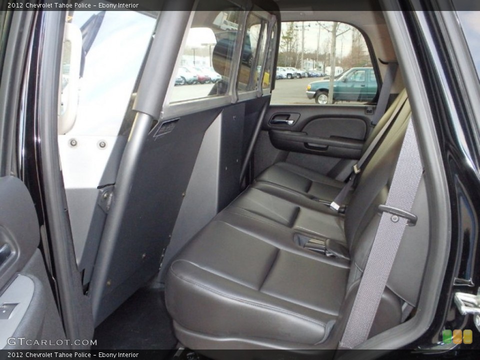 Ebony Interior Rear Seat for the 2012 Chevrolet Tahoe Police #89217859