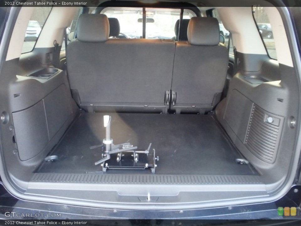 Ebony Interior Trunk for the 2012 Chevrolet Tahoe Police #89217883