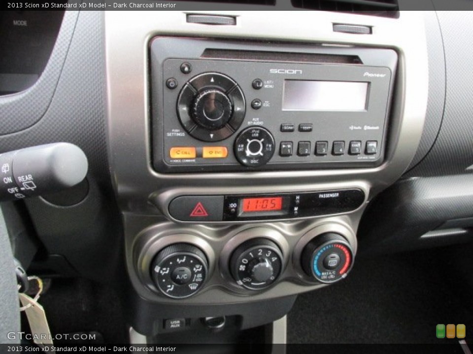 Dark Charcoal Interior Controls for the 2013 Scion xD  #89218457