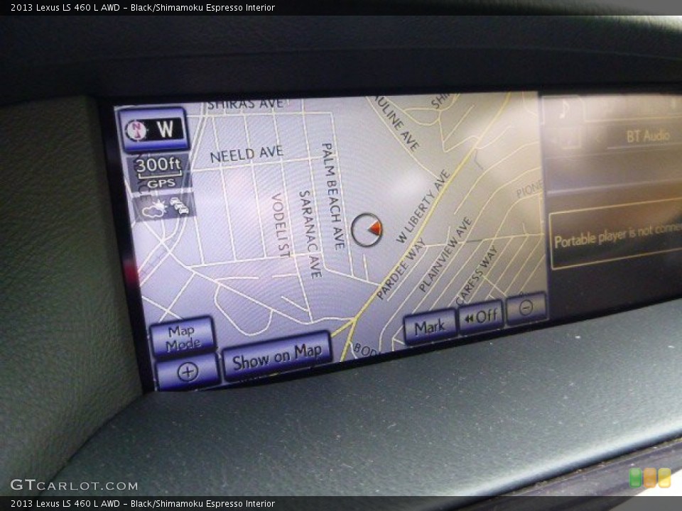 Black/Shimamoku Espresso Interior Navigation for the 2013 Lexus LS 460 L AWD #89220229