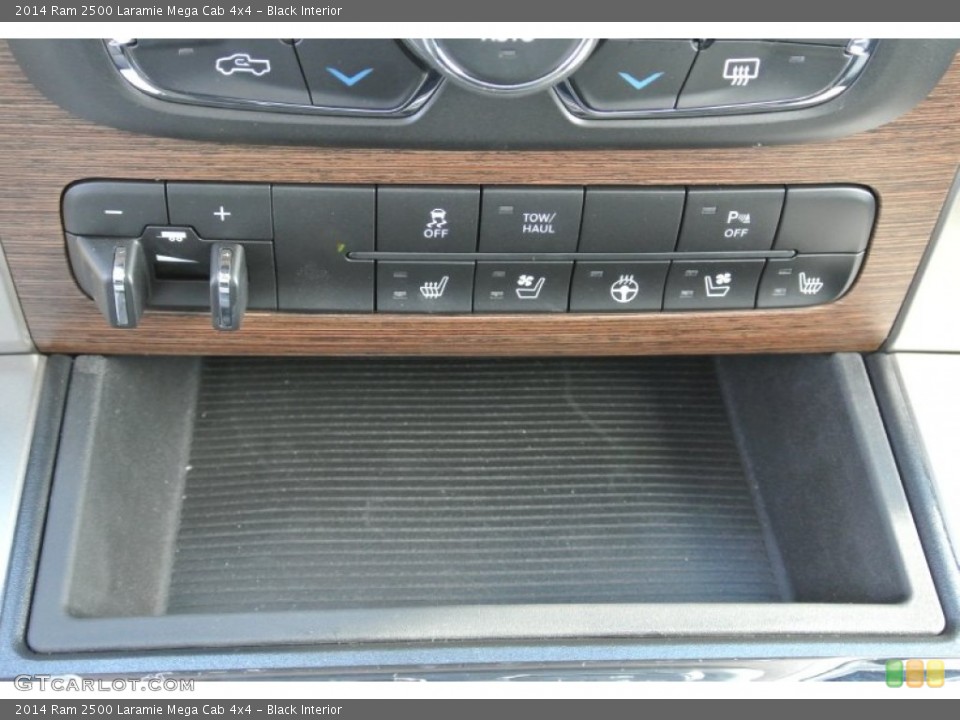 Black Interior Controls for the 2014 Ram 2500 Laramie Mega Cab 4x4 #89220829