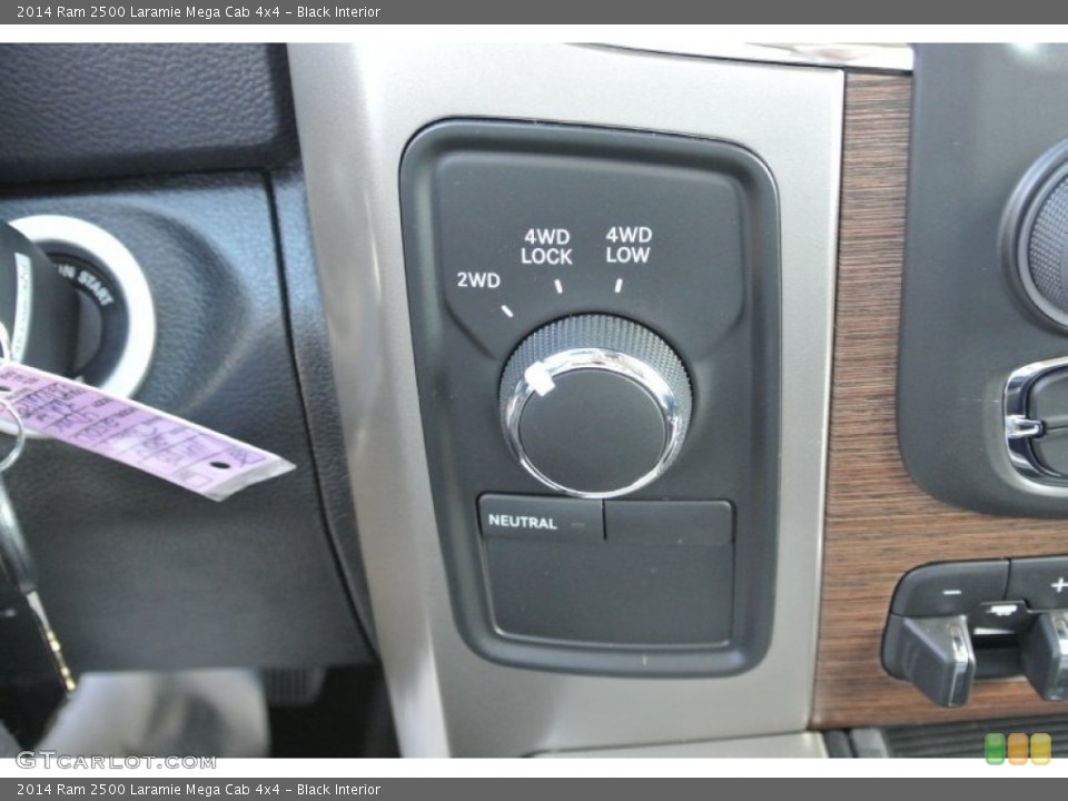 Black Interior Controls for the 2014 Ram 2500 Laramie Mega Cab 4x4 #89220949