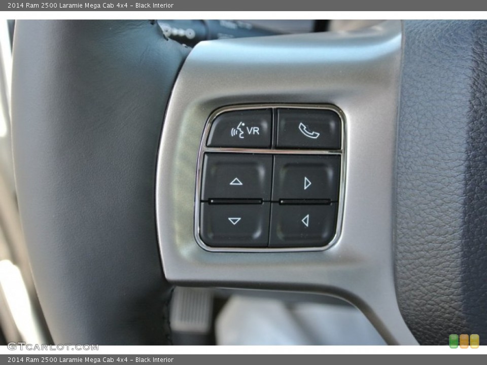 Black Interior Controls for the 2014 Ram 2500 Laramie Mega Cab 4x4 #89220976