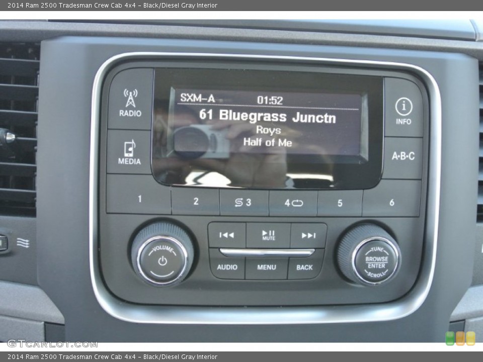 Black/Diesel Gray Interior Audio System for the 2014 Ram 2500 Tradesman Crew Cab 4x4 #89222077