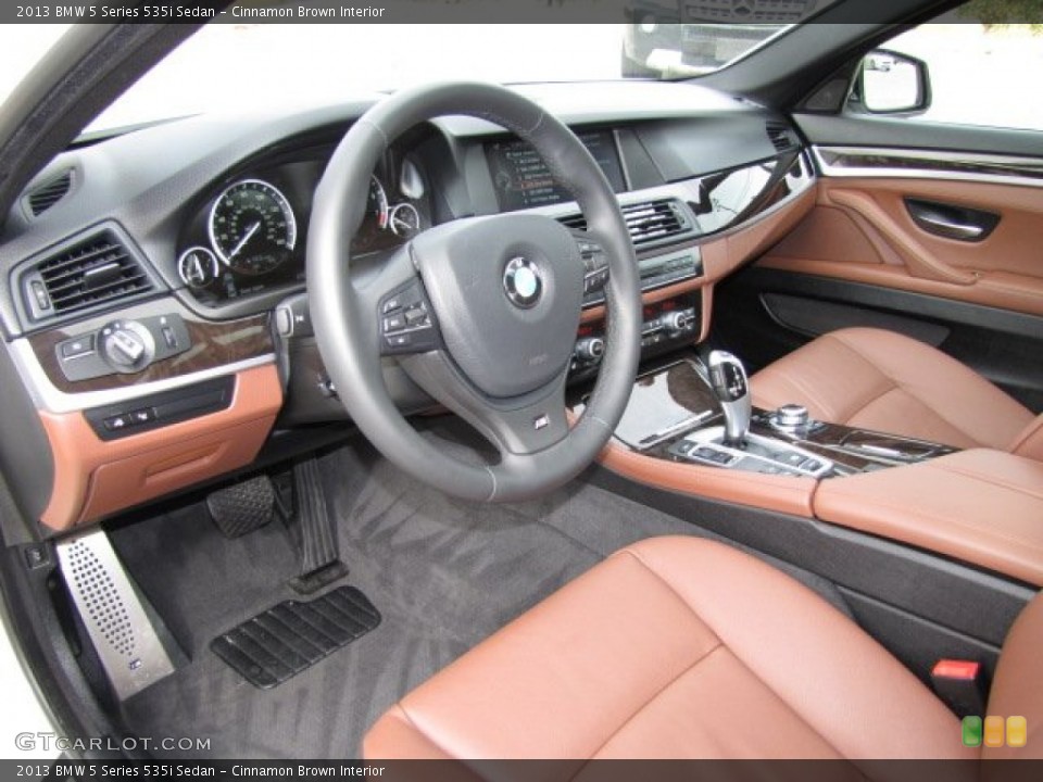 Cinnamon Brown Interior Prime Interior for the 2013 BMW 5 Series 535i Sedan #89224647