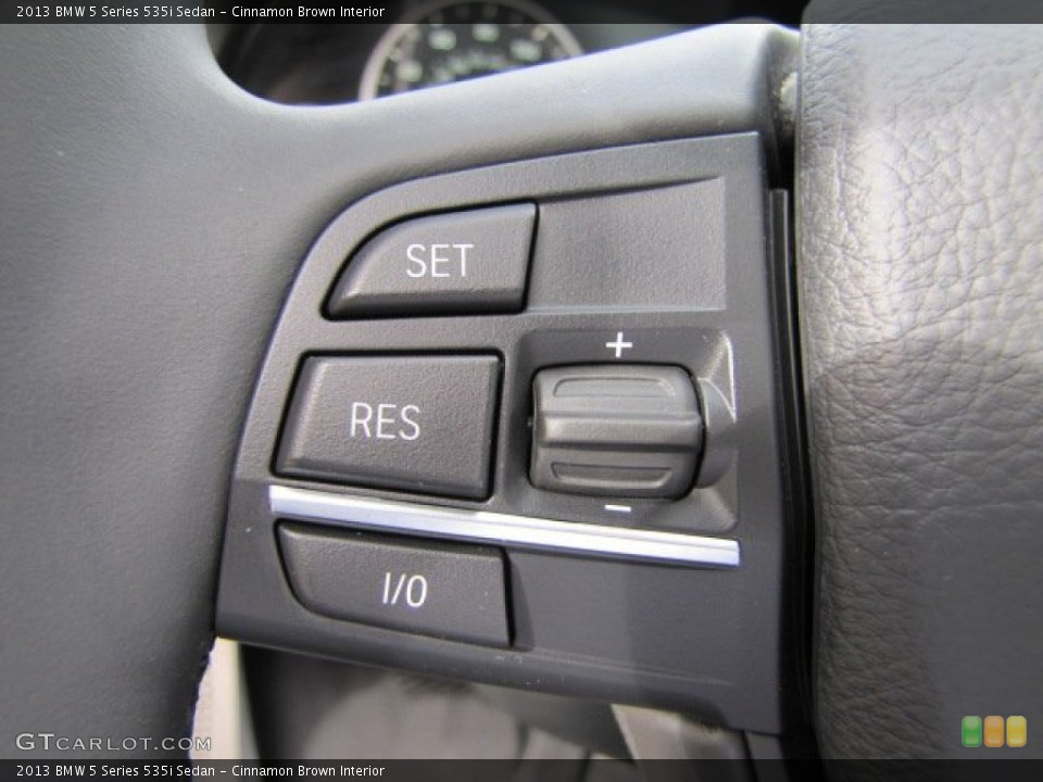 Cinnamon Brown Interior Controls for the 2013 BMW 5 Series 535i Sedan #89224717