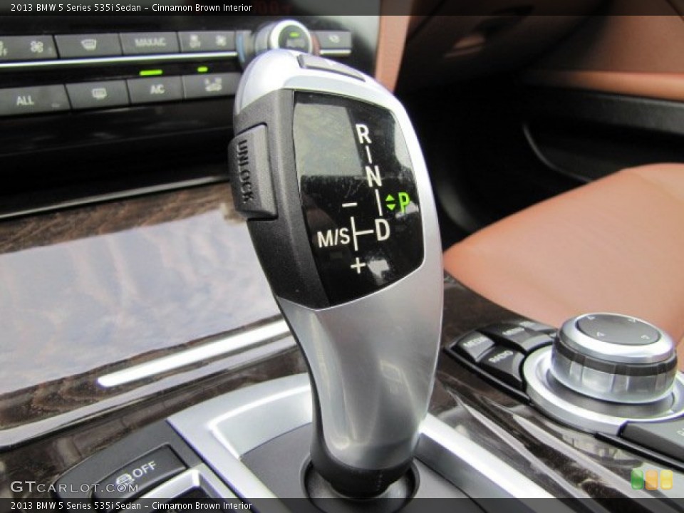 Cinnamon Brown Interior Transmission for the 2013 BMW 5 Series 535i Sedan #89224960